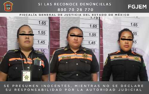 Detiene FGJEM a tres mujeres policía de Chimalhuacán acusadas de secuestro